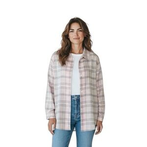 🆕 NWT’s Company Ellen Tracy Linen plaid athleisure comfort career rain jacket